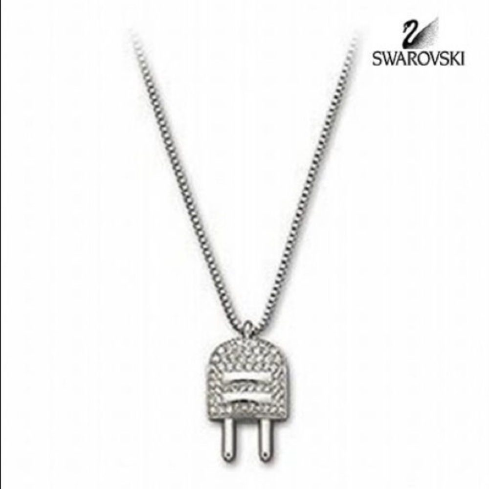 NWT Swarovski Electrical Energy Plug Necklace